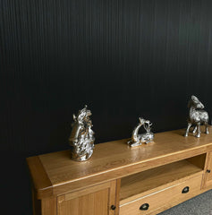 Wave Style PVC Wall Panels – Midnight Black