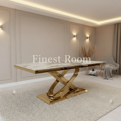 Elina Gold Dining Tables Range