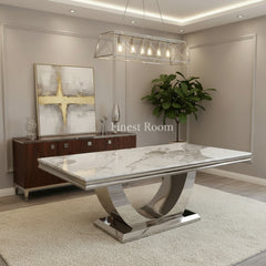 Arial Chrome Dining Table Range