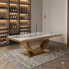 Arial Gold Dining Tables Range