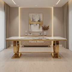 Ariana Gold Dining Table Range