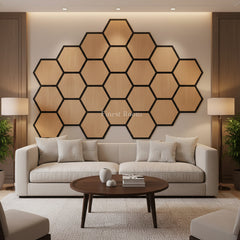 Acoustic Pattern Wall Panels - Hexagon