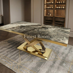 Elina Gold Dining Tables Range