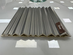Wave Style PVC Wall Panels – Titanium Silver