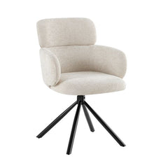 Monaco Sintered Stone Extending Table With Swivel Chairs