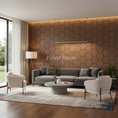 Acoustic Pattern Wall Panels - Hexagon