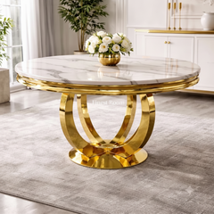 Chelsea Gold Round Dining Tables