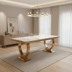 Ariana Gold Dining Table Range