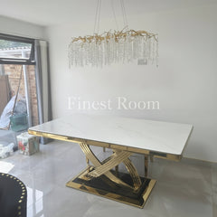 Elina Gold Dining Tables Range
