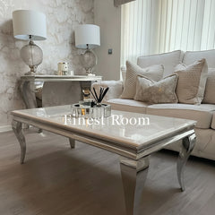 Louis Chrome Coffee Tables Range